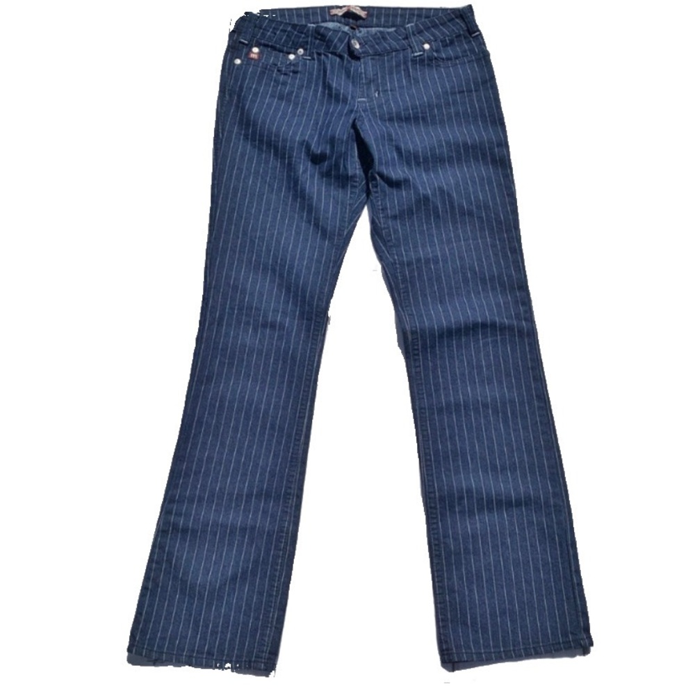 ☀️4/25 Makers of True Originals Pinstripe Jeans - Picture 1 of 13